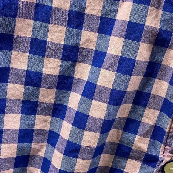 Gap Kids Plaid Long Sleeve Button Down Shirt Youth XL - Picture 3 of 4